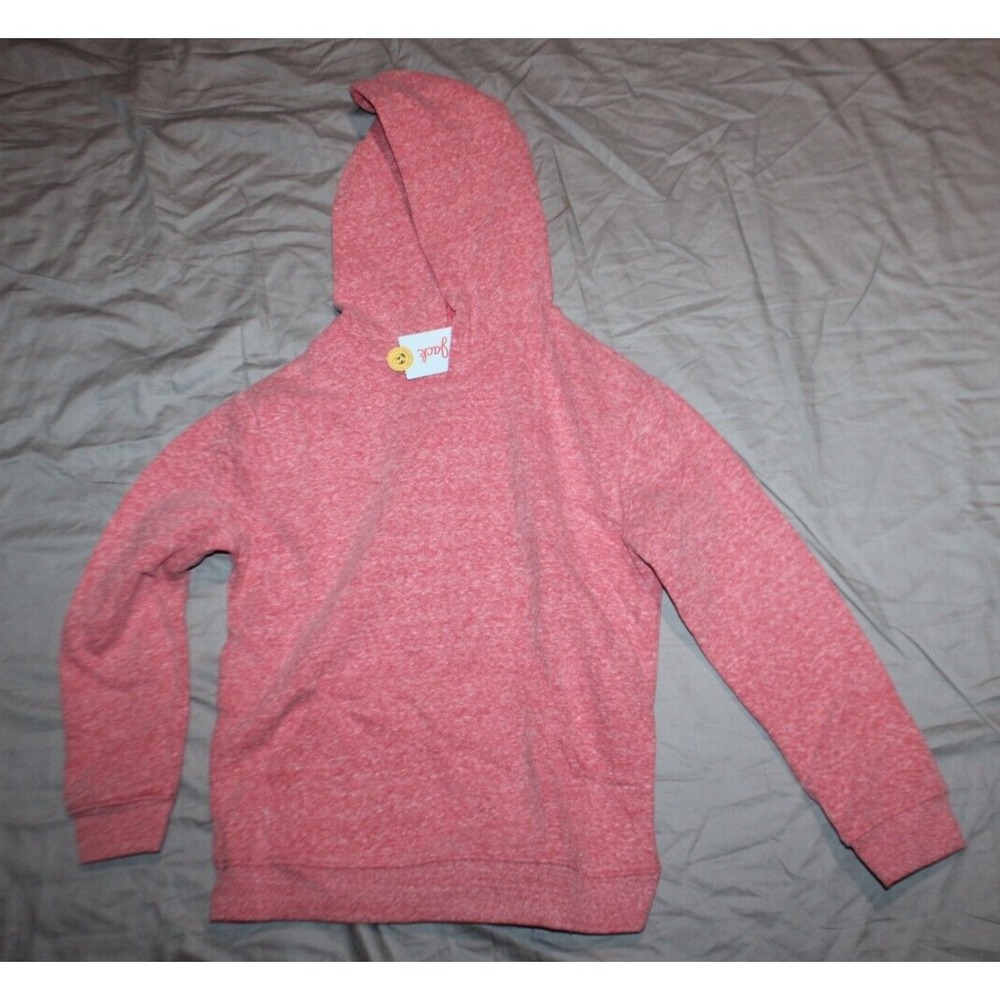 Cat & Jack Boys' Fleece Hooded Sweatshirt Dark red Size S 6/7
